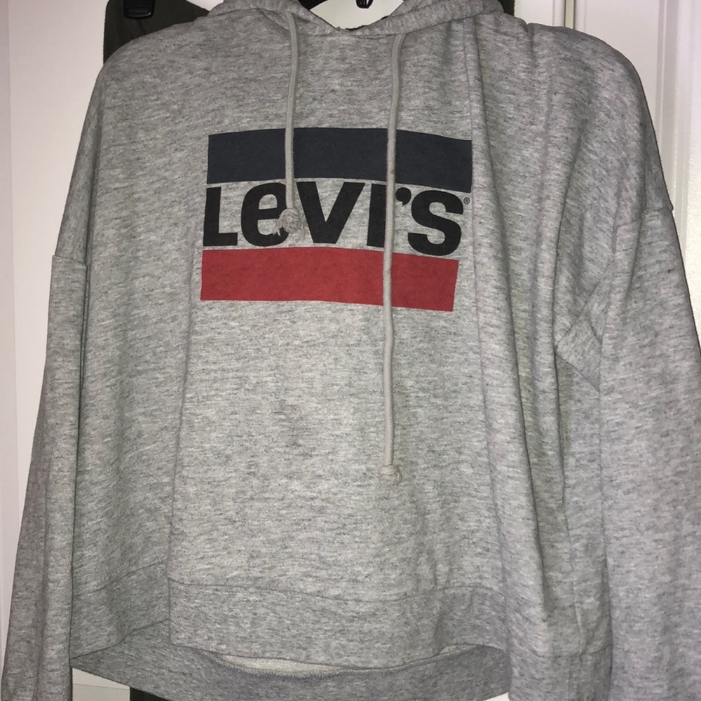 Levi hoodie with slight stain on middle